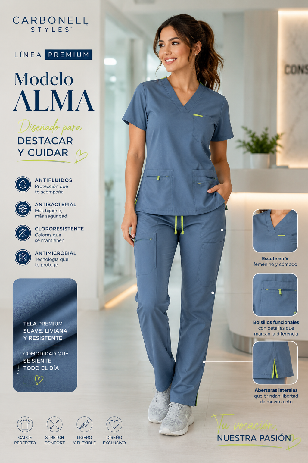 Uniforme Dama Ceniza