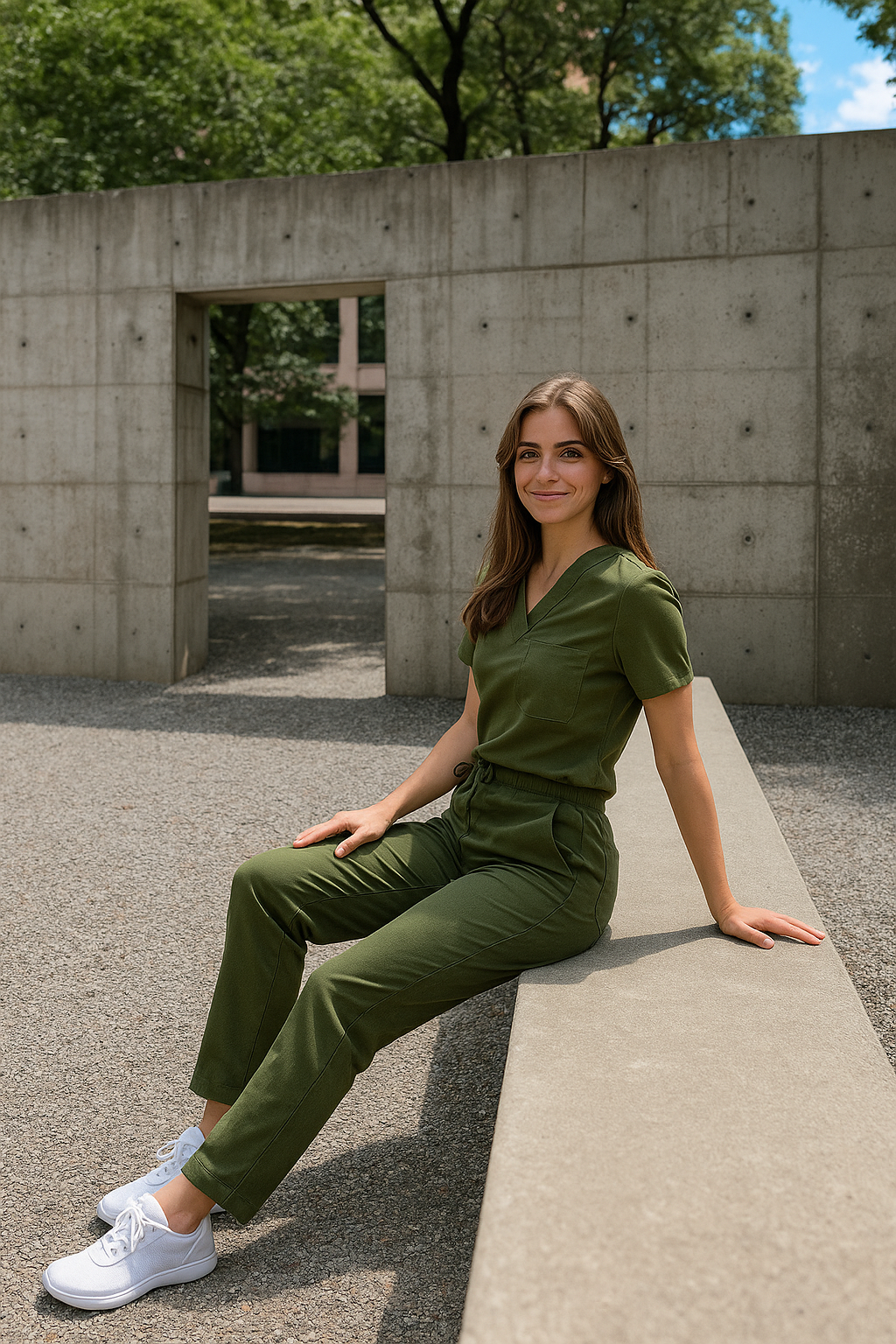 Uniforme Dama Verde Forest
