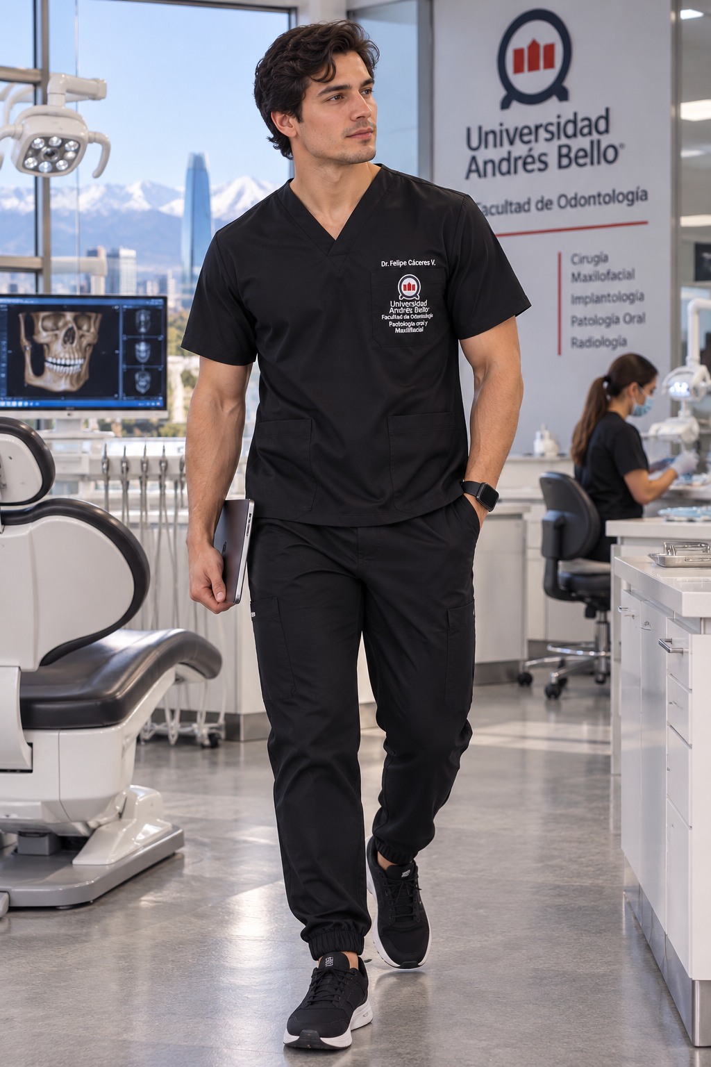 Uniforme Varón Negro 1000