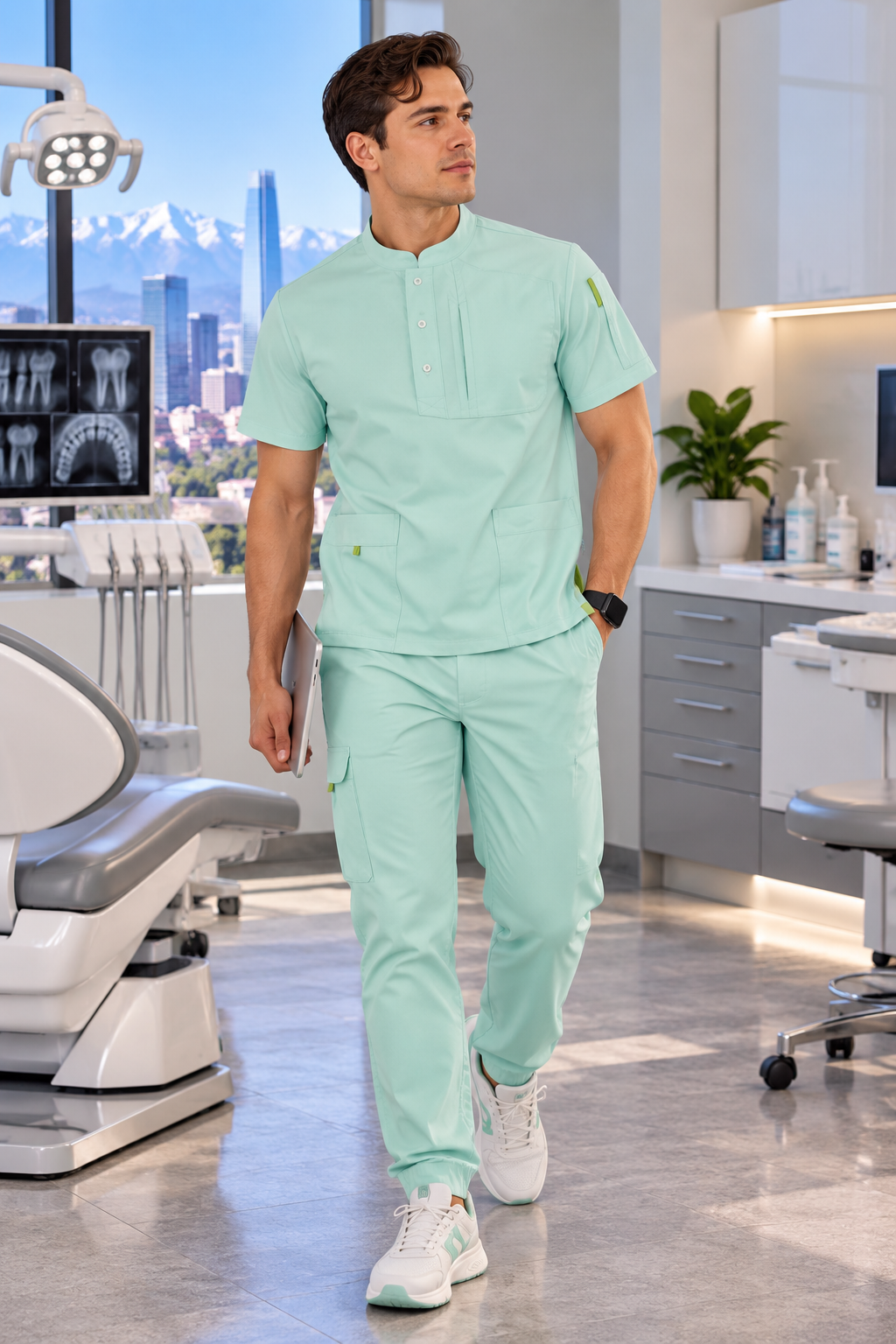 Uniforme Varón Menta 1038
