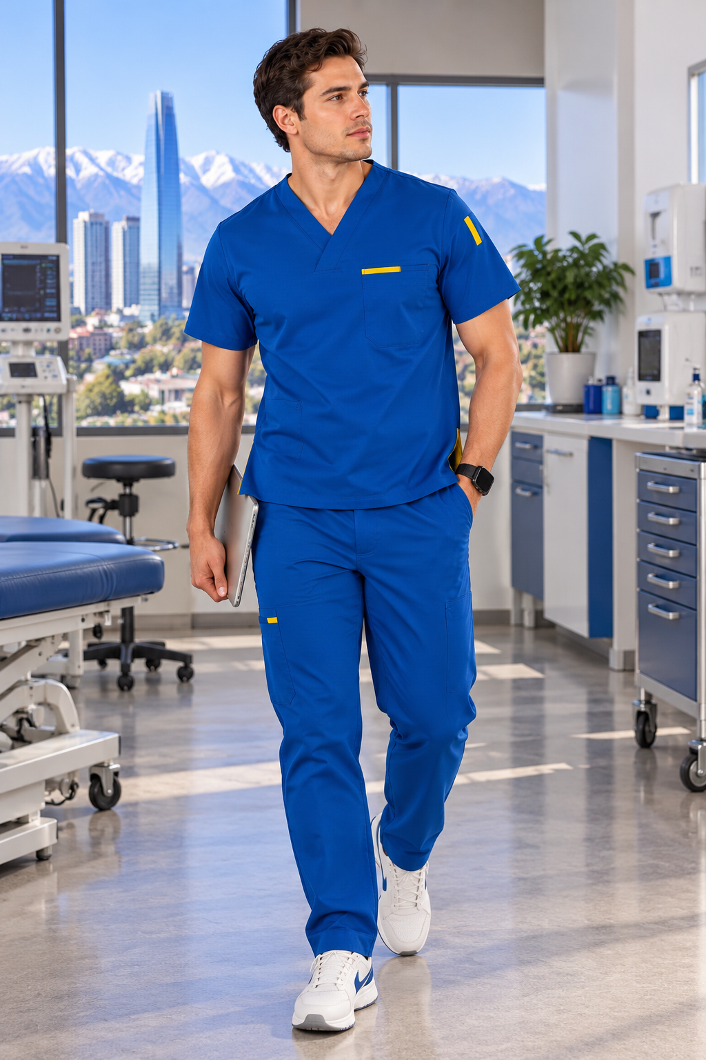 Uniforme Varón Azul Rey 1023