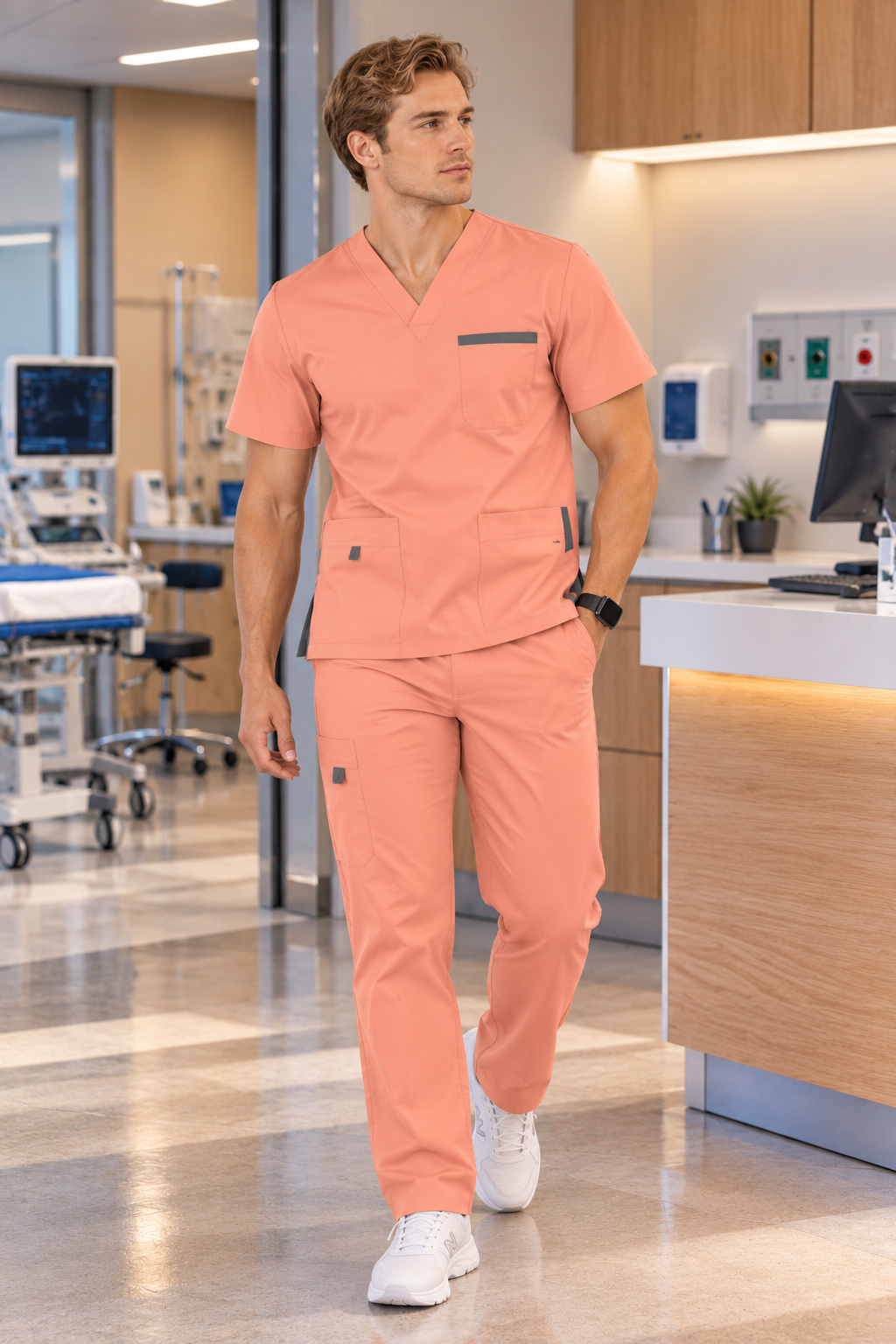 Uniforme Varón Durazno 1000