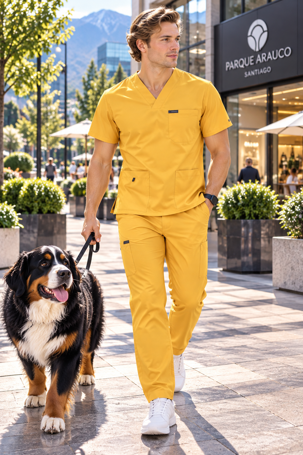 Uniforme Varón Amarillo Mango 1023
