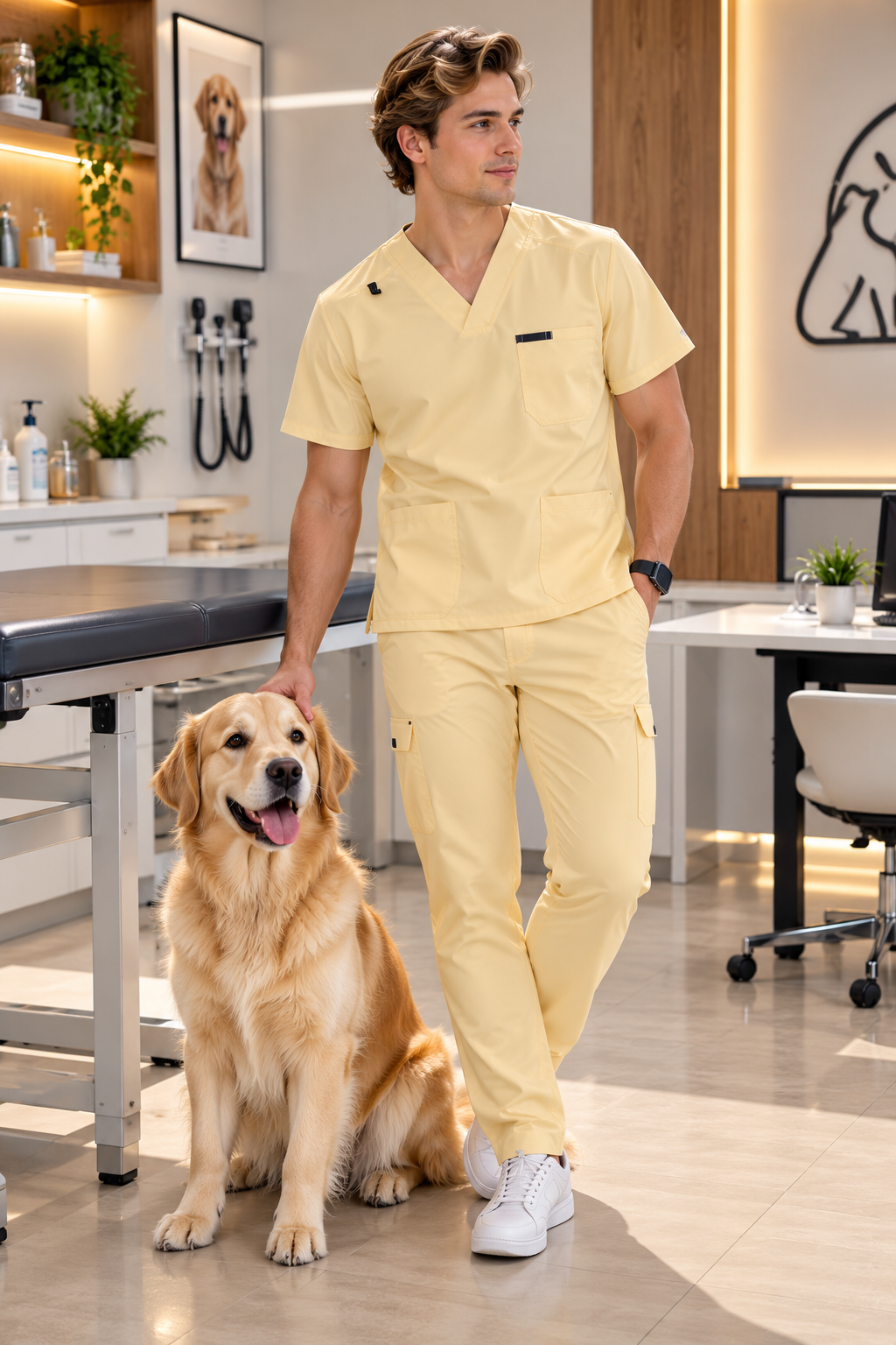 Uniforme Varón Vainilla 1035