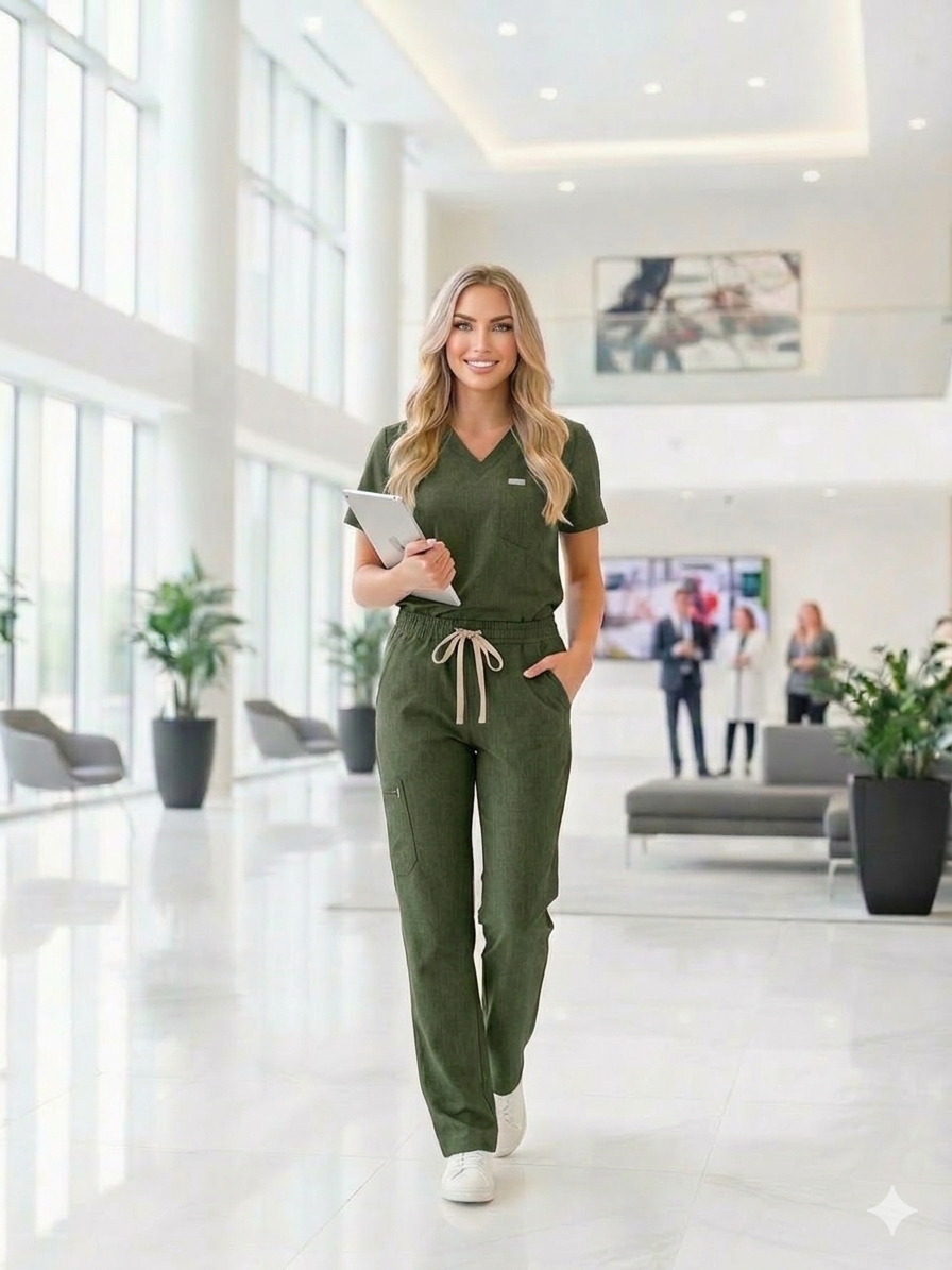Uniforme Dama Verde Forest