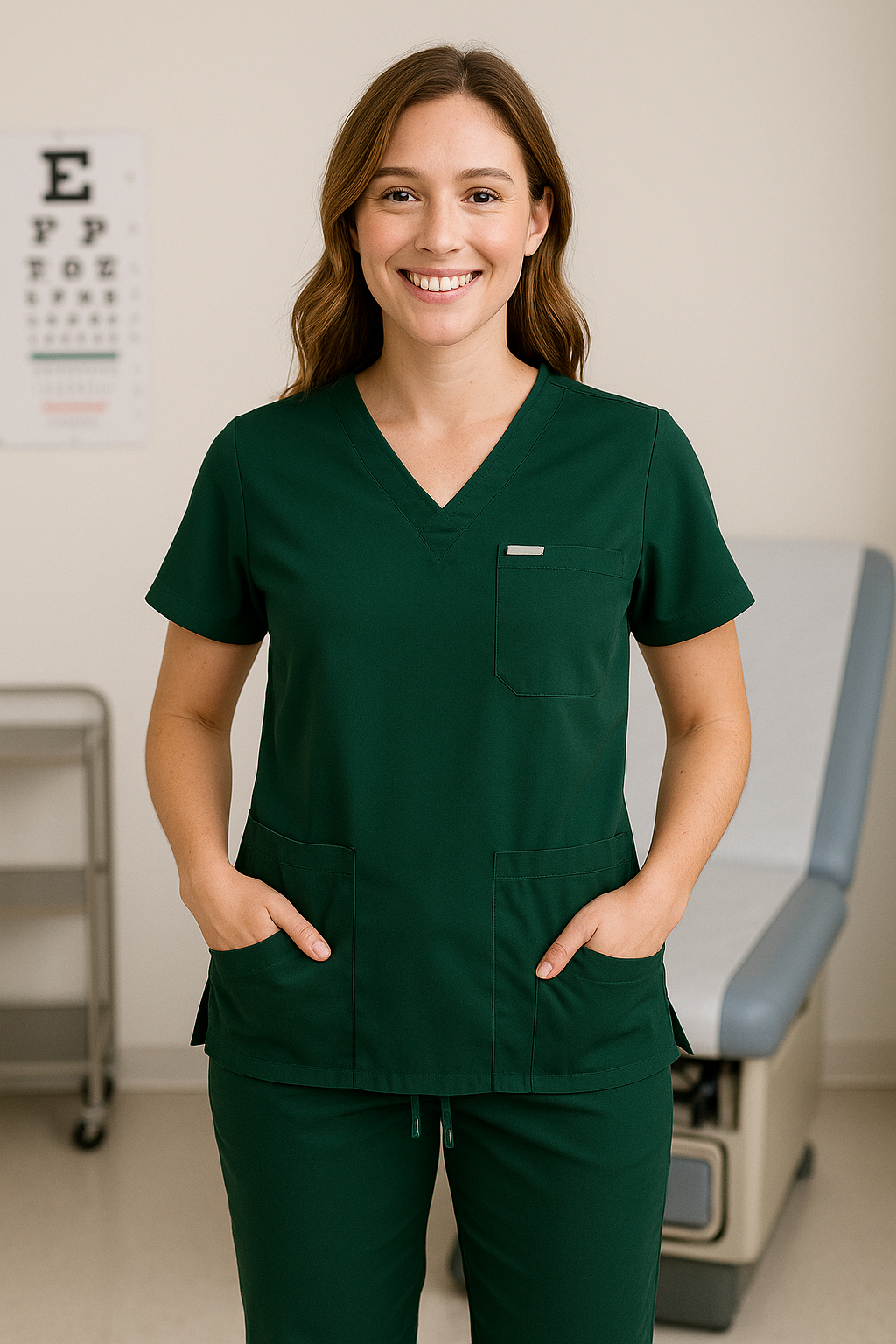 Uniforme dama Verde Hoja