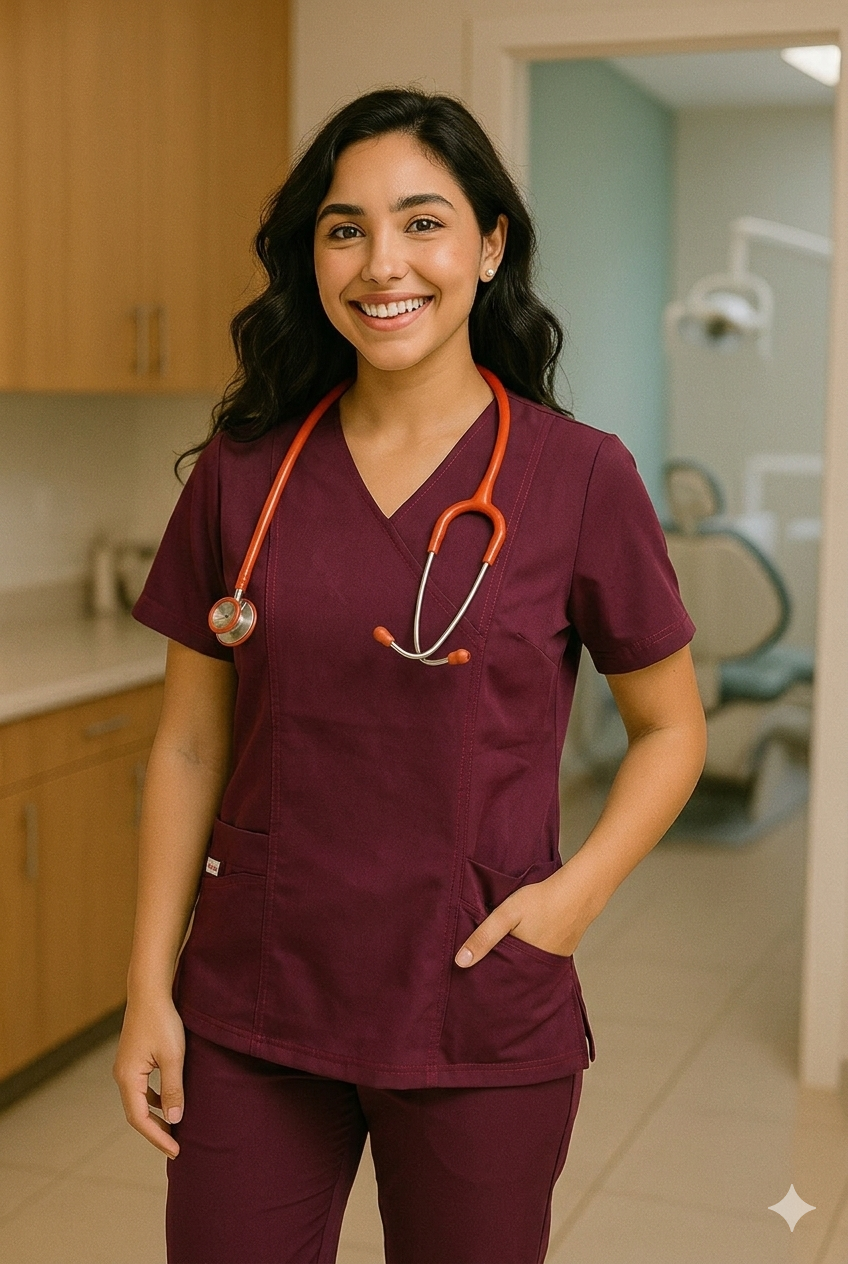 Uniforme Dama Burdeo