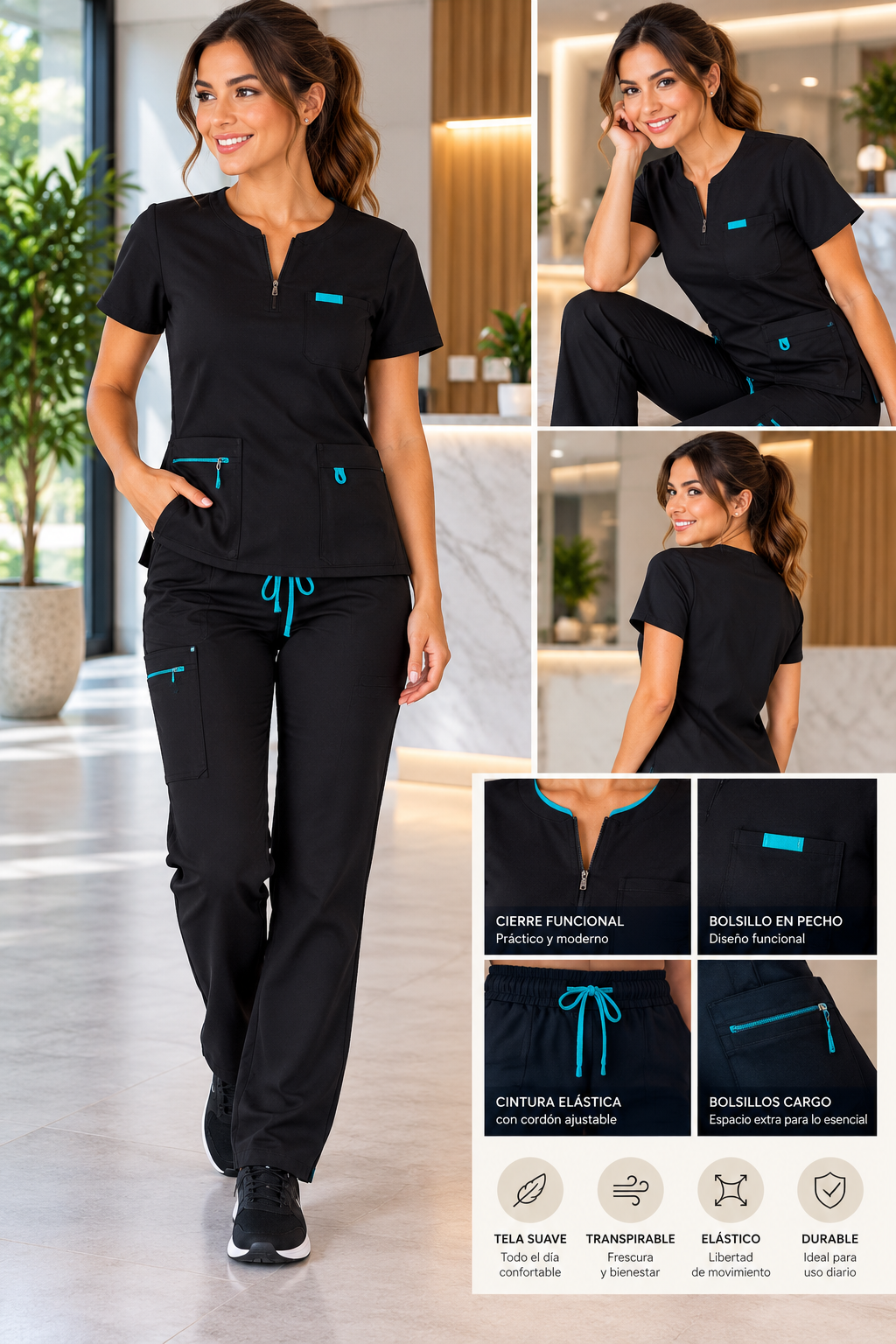 Uniforme Dama Negro
