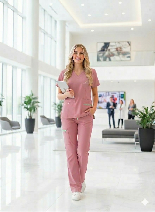 Uniforme Dama Palo Rosa