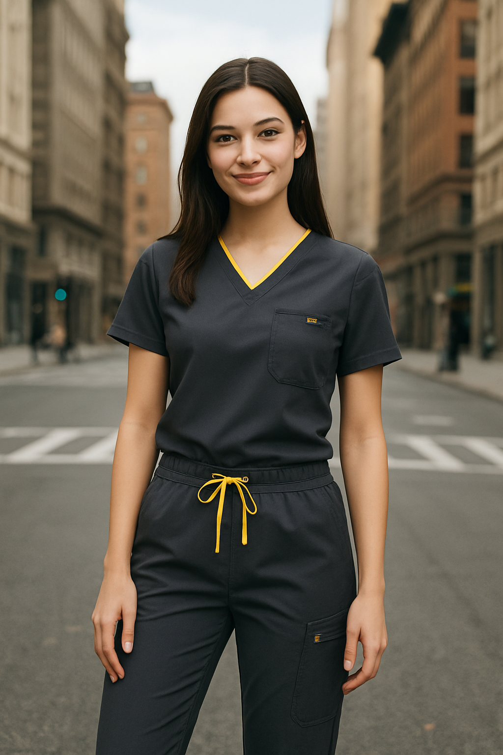Uniforme Dama Gris Plomo Tek