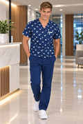 Camisa varón 1023 Azul Marino Mickey