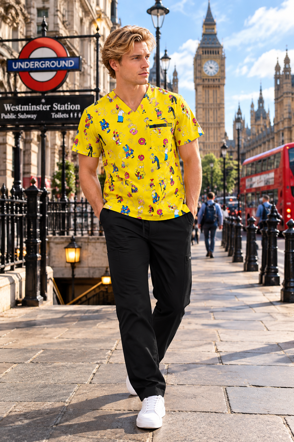 Camisa Varón Amarillo Simpsons 1035