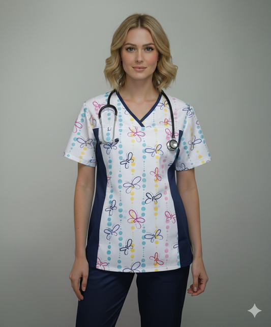 Blusa Dama Estampado Mariposas