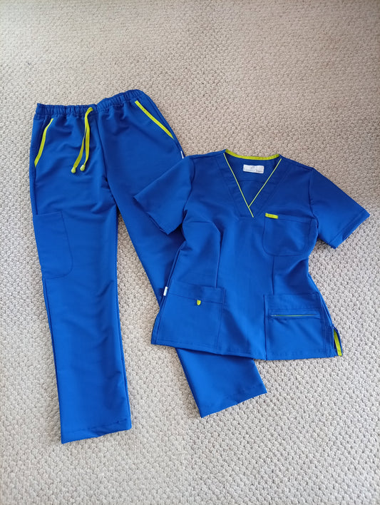 Uniforme dama Azul Rey