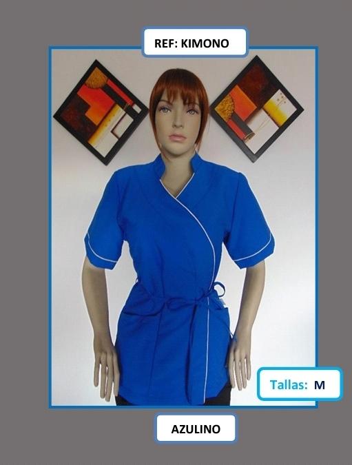 Uniforme Dama Kimono Azulino