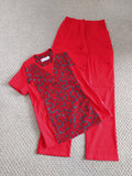 Uniforme Dama Rojo