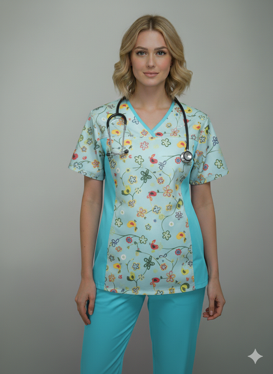 Blusa dama pajaritos